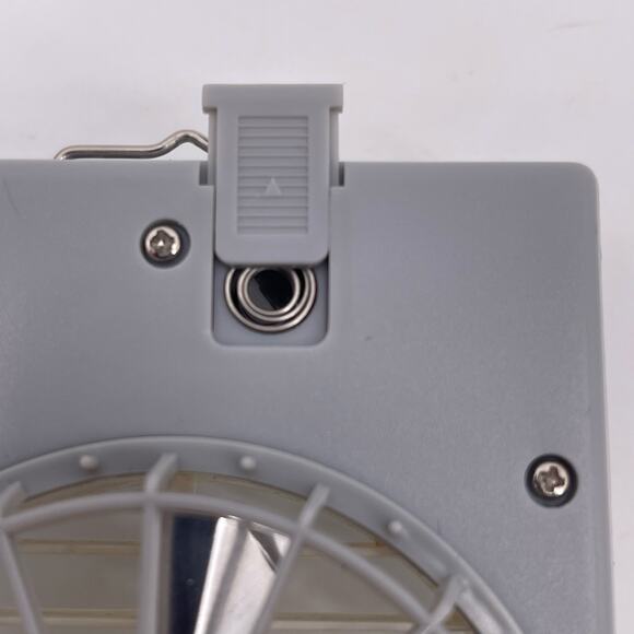 Vintage Enterprex Super Fields Fan Mirror Flash Light Clock Hanger Portable - Picture 8 of 11